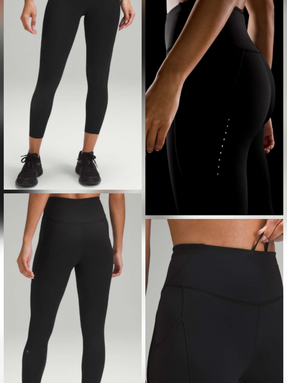 Lululemon Athletica Fast And Free High-Rise Tights 25" *Pockets- Black